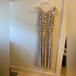 Kate Spade Light Pink and Black Spotted Dress